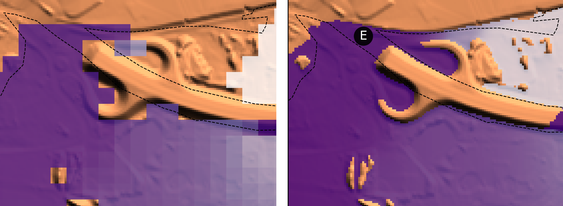 Super-resolution example